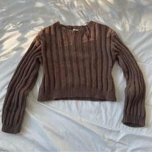Zara Knit Sweater Cropped